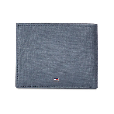 Tommy Hilfiger Ethan Men Leather Slimfold Wallet Navy