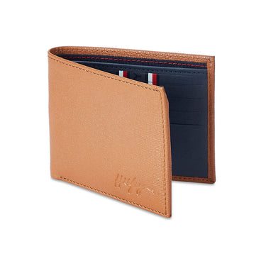 Tommy Hilfiger Ethan Men Leather Slimfold Wallet tan