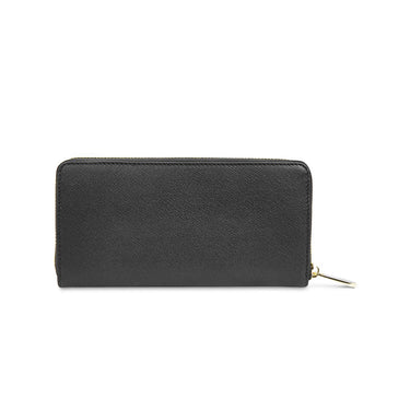 Tommy Hilfiger Vianna Womenbs Vegan Leather Zip Around Wallet Black