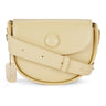 Sugarush Lilian Womenbs Vegan Leather Structured Sling Bag Yellow