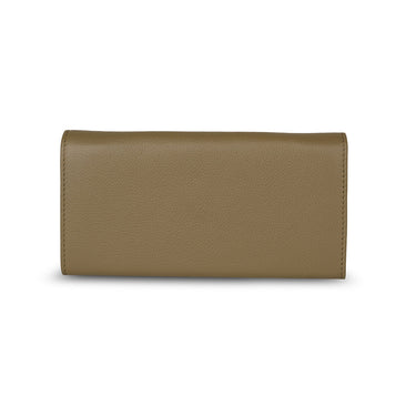 Tommy Hilfiger Mariam Womens Leather Flap Wallet Olive