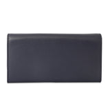 Tommy Hilfiger Mariam Womens Leather Flap Wallet Navy