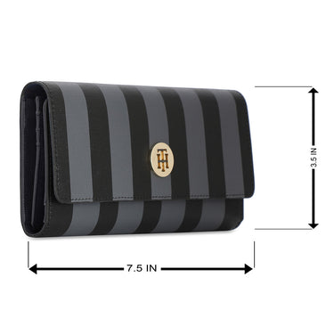 Tommy Hilfiger Nathalie Womens Leather Flap grey