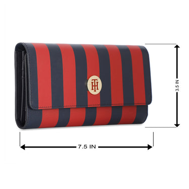 Tommy Hilfiger Nathalie Womens Leather Flap Red