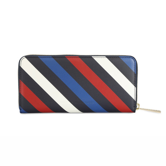 Tommy Hilfiger Rosa Womens Leather Zip Around Wallet navy
