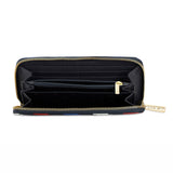 Tommy Hilfiger Rosa Womens Leather Zip Around Wallet navy