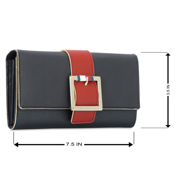 Tommy Hilfiger Zaniyah Flap Wallet Navy