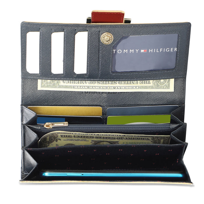 Tommy Hilfiger Zaniyah Flap Wallet Navy
