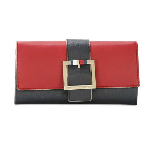 Tommy Hilfiger Zaniyah Flap Wallet Red
