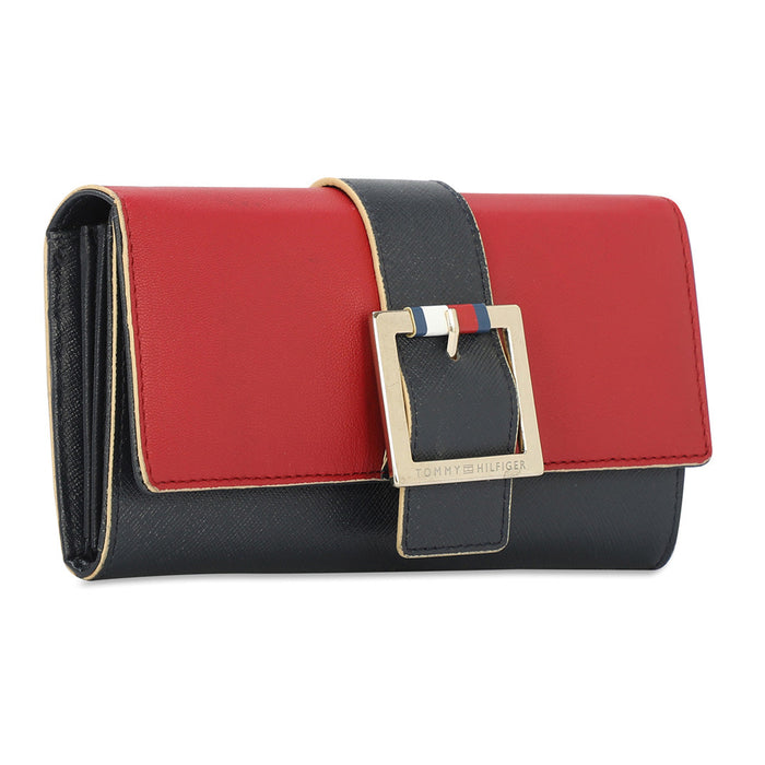 Tommy Hilfiger Zaniyah Flap Wallet Red