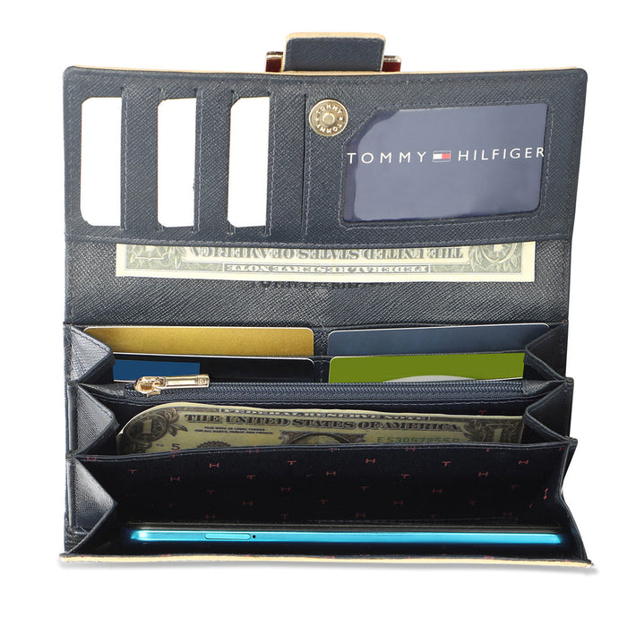 Tommy Hilfiger Zaniyah Flap Wallet Red
