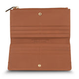 Tommy Hilfiger Sherlyn Womens Leather Tri Fold Wallet Tan