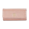 Tommy Hilfiger Jocelyn Womenbs Vegan Textured Leather Wallet Pink