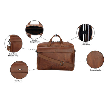 Tommy Hilfiger Ryker Business Case Tan