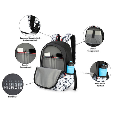 Tommy Hilfiger Cloudy Water-Resistant Laptop Backpack – BAGLINE