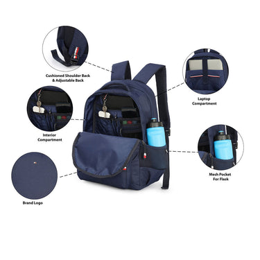 Tommy Hilfiger Matias Laptop Backpack Navy