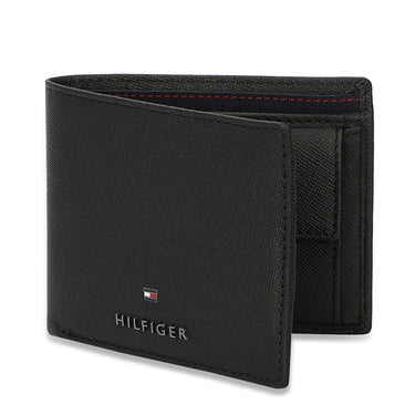 Tommy Hilfiger Riley Men Leather Global Coin Wallet Black
