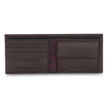 Tommy Hilfiger Riley Men Leather Global Coin Wallet Brown