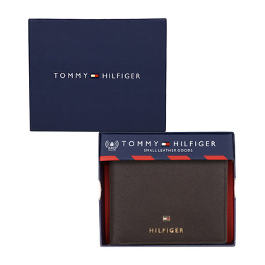 Tommy Hilfiger Riley Men Leather Global Coin Wallet Brown
