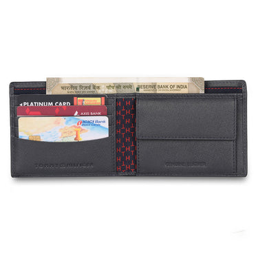 Tommy Hilfiger Riley Men Leather Global Coin Wallet navy