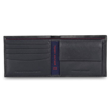 Tommy Hilfiger Finn Men Leather Global Coin Wallet Black