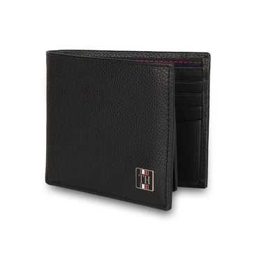 Tommy Hilfiger Cody Menbs Leather Global Coin Wallet Black