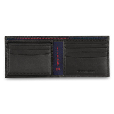 Tommy Hilfiger Cody Menbs Leather Global Coin Wallet Black
