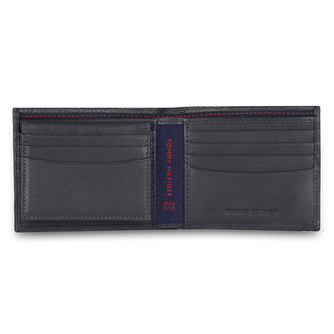 Tommy Hilfiger Cody Menbs Leather Global Coin Wallet Navy
