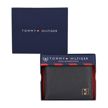 Tommy Hilfiger Cody Menbs Leather Global Coin Wallet Navy