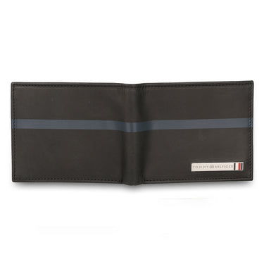 Tommy Hilfiger Arthur Men Leather Global Coin Wallet Black
