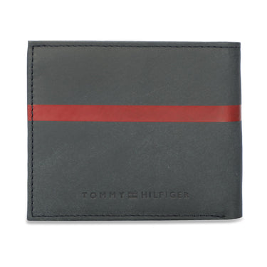 Tommy Hilfiger Arthur Men Leather Global Coin Wallet navy
