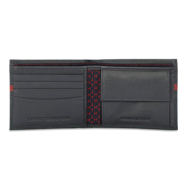 Tommy Hilfiger Arthur Men Leather Global Coin Wallet navy