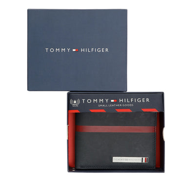 Tommy Hilfiger Arthur Men Leather Global Coin Wallet navy