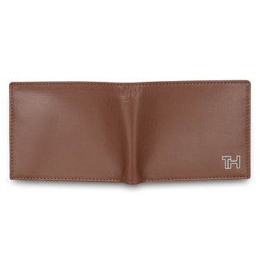 Tommy Hilfiger Cyril Men Leather Global Coin Wallet Tan