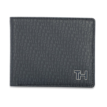 Tommy Hilfiger Cyril Men Leather Global Coin Wallet Navy