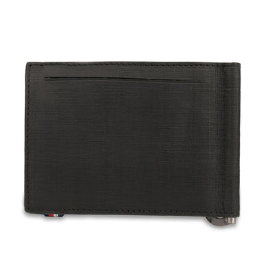 Tommy Hilfiger Joel Mens Leather Money Clip Wallet Black