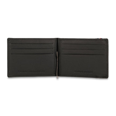 Tommy Hilfiger Riley Men Leather Money Clip Black