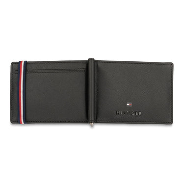 Tommy Hilfiger Riley Men Leather Money Clip Black