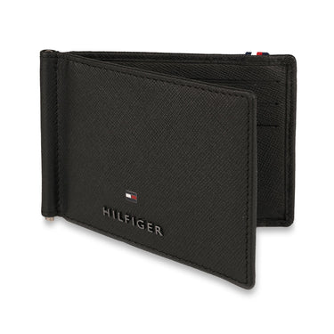 Tommy Hilfiger Riley Men Leather Money Clip Black