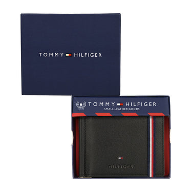 Tommy Hilfiger Riley Men Leather Money Clip Black