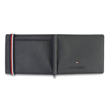 Tommy Hilfiger Riley Men Leather Money Clip navy