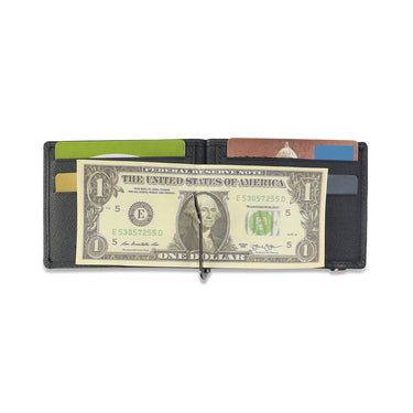 Tommy Hilfiger Riley Men Leather Money Clip navy