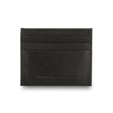 Tommy Hilfiger Finn Menbs Leather Card Holder Black