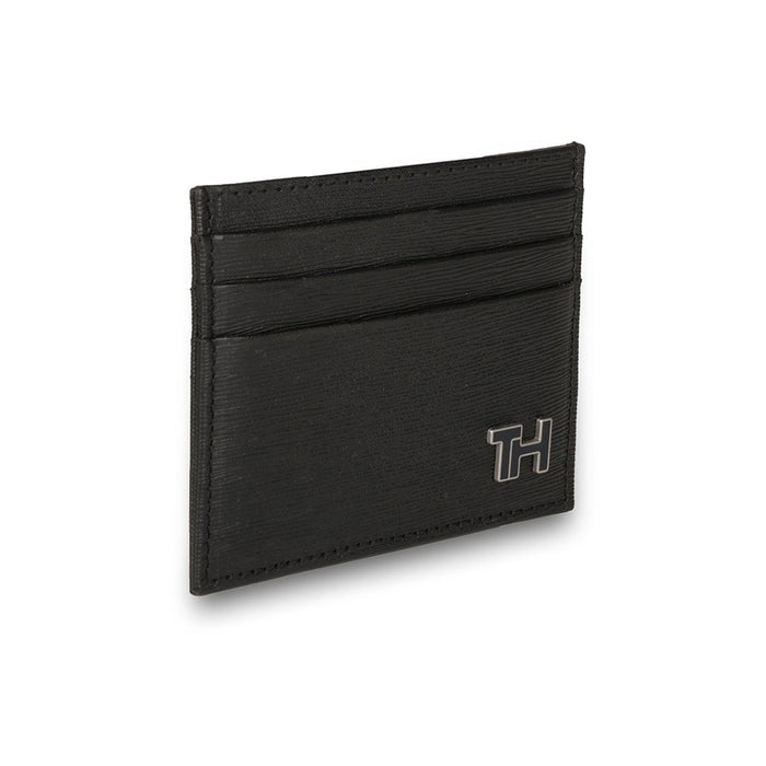 Tommy Hilfiger Finn Menbs Leather Card Holder Black