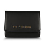 Tommy Hilfiger Zola Womenbs Leather Small Wallet Black