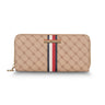 Tommy Hilfiger Zuri Womenbs Leather Zip Around Wallet Beige