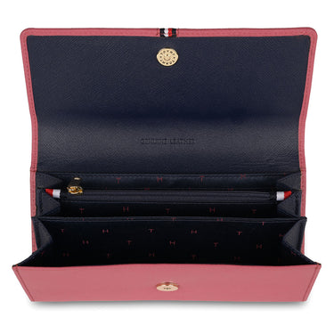 Tommy Hilfiger Ariel Womenbs Leather Flap Wallet