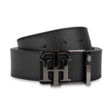 Tommy Hilfiger Jenson Mens Reversible Leather Belt Black