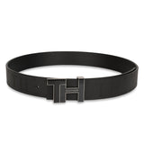 Tommy Hilfiger Otto Mens Reversible Leather Belt Black