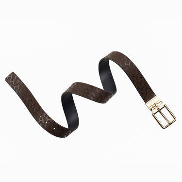 Tommy Hilfiger Teo Mens Leather Reversible Belt Brown